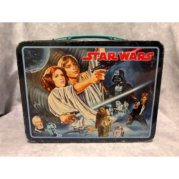 Star Wars Other - Star Wars Metal Lunch Box Tin Box Co Blue 2020 Collectible